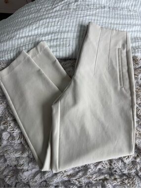 Zara Men's Slim Dress Pants in Cream